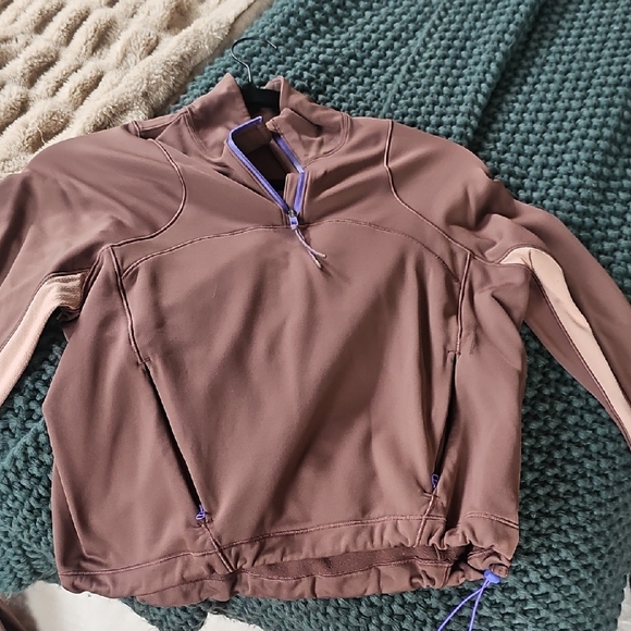 lululemon athletica Brown Sweatshirt with Purple Accents - Picture 5 of 5